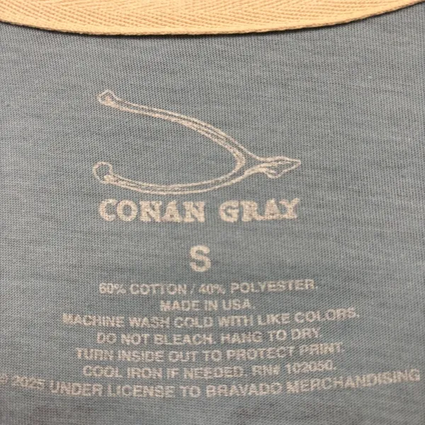 Conan Gray Wishbone Album Jersey Gray 11 T-Shirt Size Small - Image 4