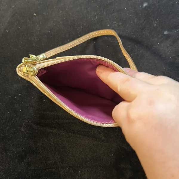 Coach Lightly Used Champagne Gold Wrislet - Image 3