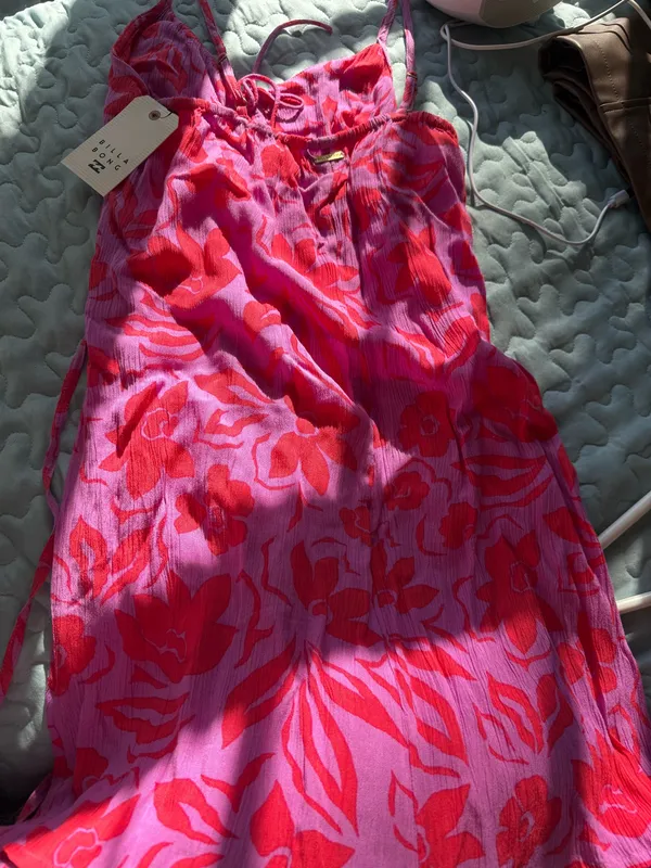 Billabong Dress pink and purple - Image 3