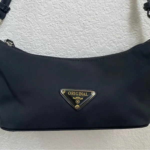 Vintage Y2K The Original Brand Black Nylon Mini Bag Shoulder Bag - Image 8