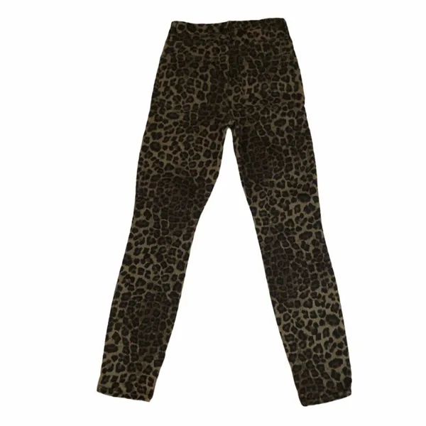 Good American Good Legs Sage Leopard Skinny Jeans - Image 4