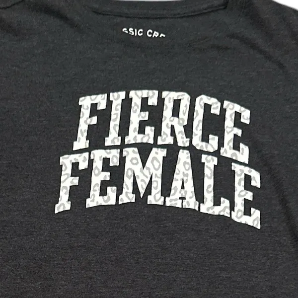 Fierce Female GRAPHIC CLASSIC Aeropostale GREY SHORT SLEEVE TSHIRT M - Image 4