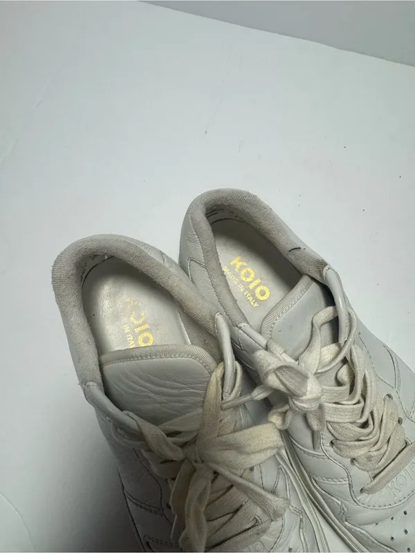 Koio Metro Low Top Court Sneakers Size 8 Leather - Image 7