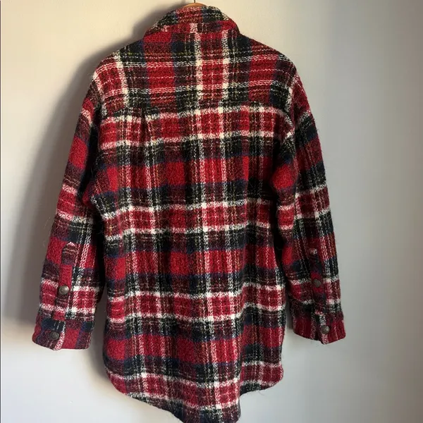 The Kooples Tweed Plaid Shacket - Image 3
