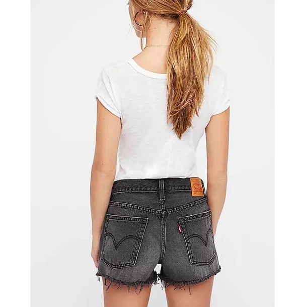Levi's 501 Denim Shorts - Image 7