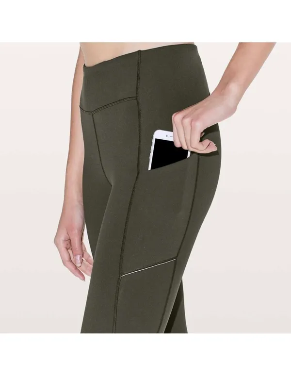 Lululemon Speed Up Tight (Luxtreme, 28" Inseam), Dark Olive great condition - Image 3