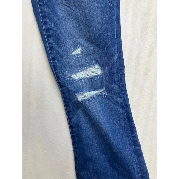 Madewell Cali Demi Boot Jeans Womens‎ Size 23 High Rise Button Fly Distressed - Image 6