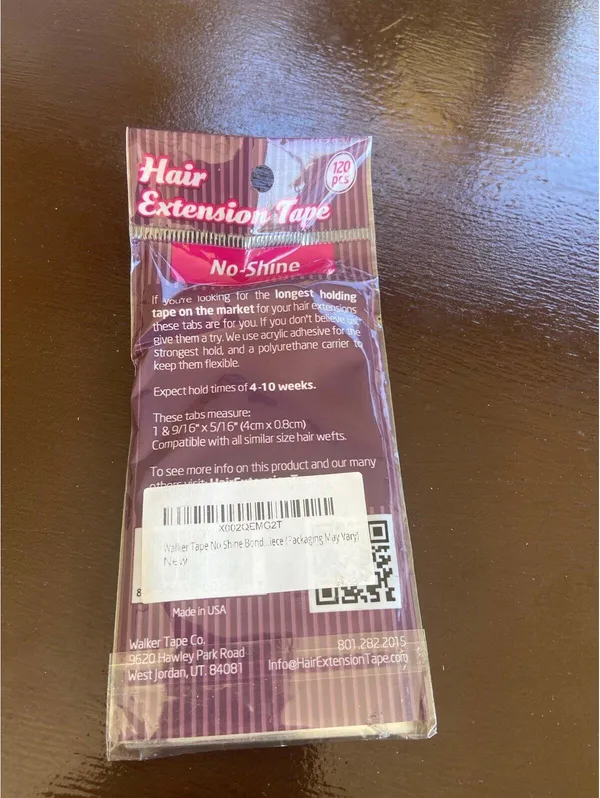 C106 walker tape no shine bond hair extension tape 120 PCs - Image 2