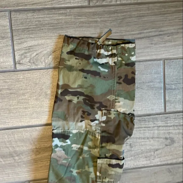 Rugged Green and Brown Cargo Jumpsuit with Tactical Design - Image 2