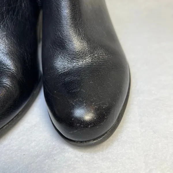 B.O.C. By Born Richardson Black Leather Heeled Ankle Boots Women’s Size 6 - Image 5