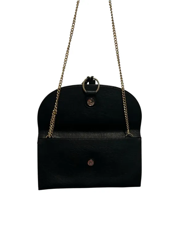 NWOT Lulus A Stitch In Time Vegan Envelope Bag With Chain - Image 5