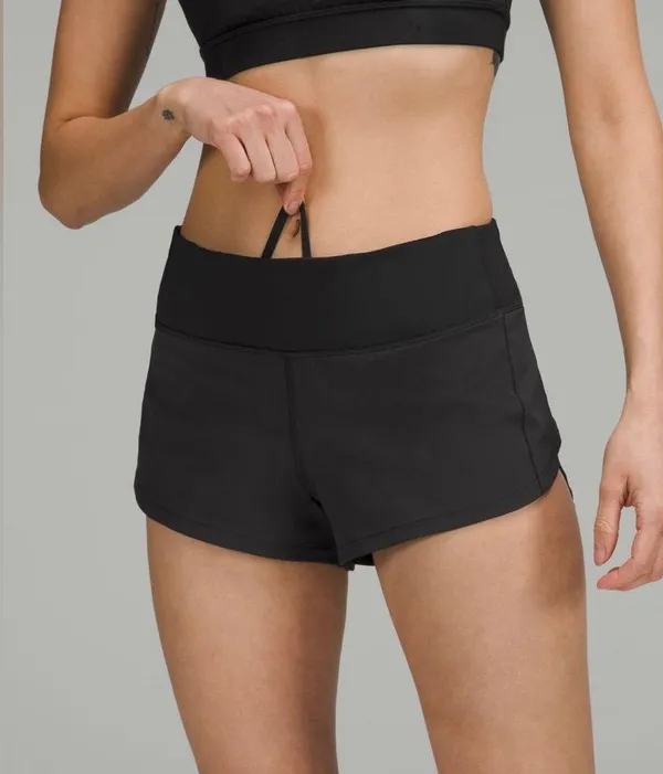 NWT Lululemon Speed Up LR Shorts 2.5” Lined Size 12 in Black - Image 5