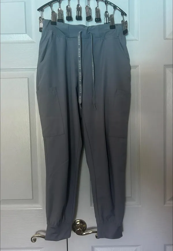 Grey MedCouture Insight Scrubs Set - Image 2