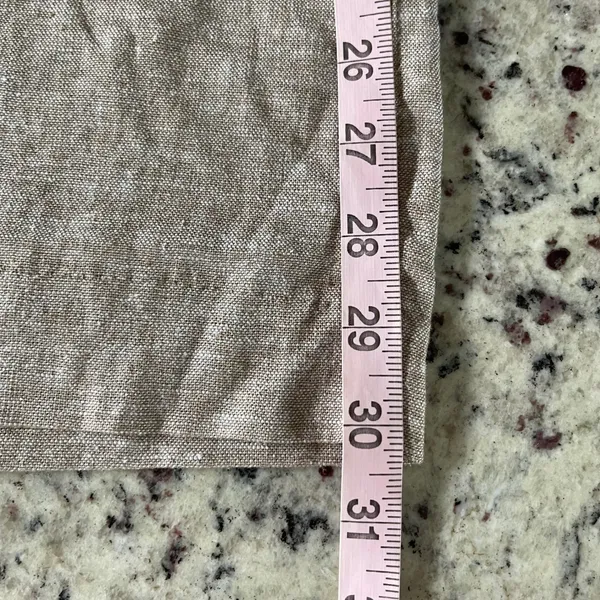 Old Navy Linen Blend Wide Leg Pants Women Large Tan Coastal Minimalist High Rise - Image 9