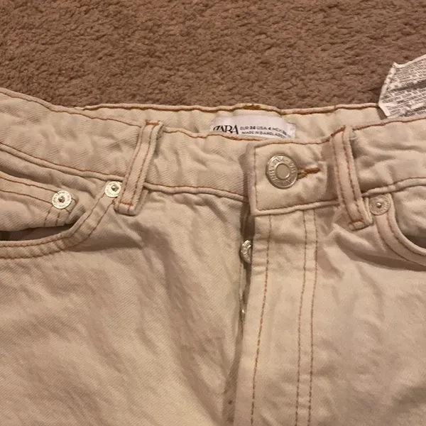 Zara jean‎ shorts size 4 - Image 4
