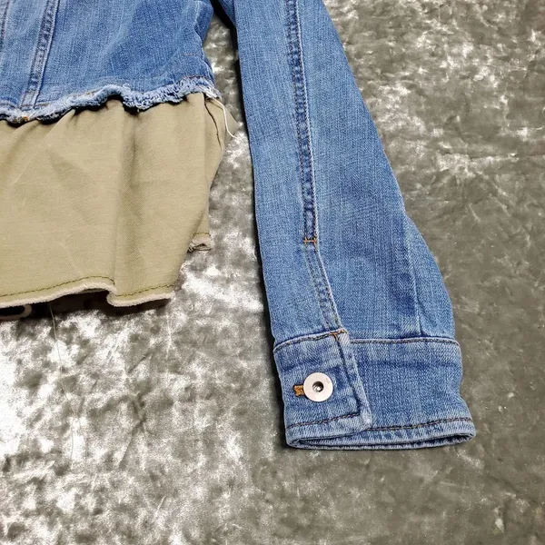 Anthropologie Pilcro Flounce Denim‎ Jacket - Image 5
