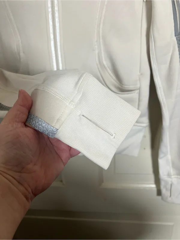 Lululemon Uba Hoodie Reflective Polar Cream-Creamsicle Pop Sz 4 Special Edition - Image 3