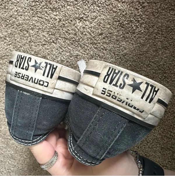 Black Converse Sneakers - Image 3