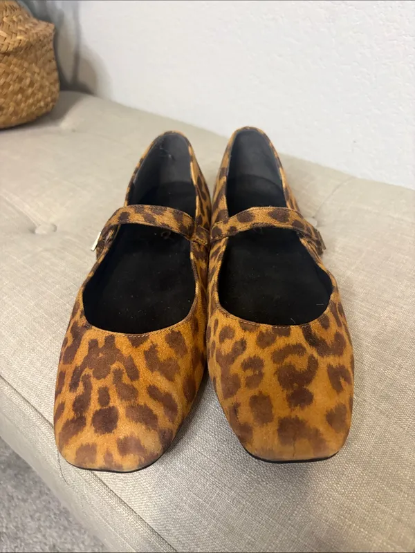 Vionic Alameda Leopard Print Mary Jane Flats 8 - Image 10