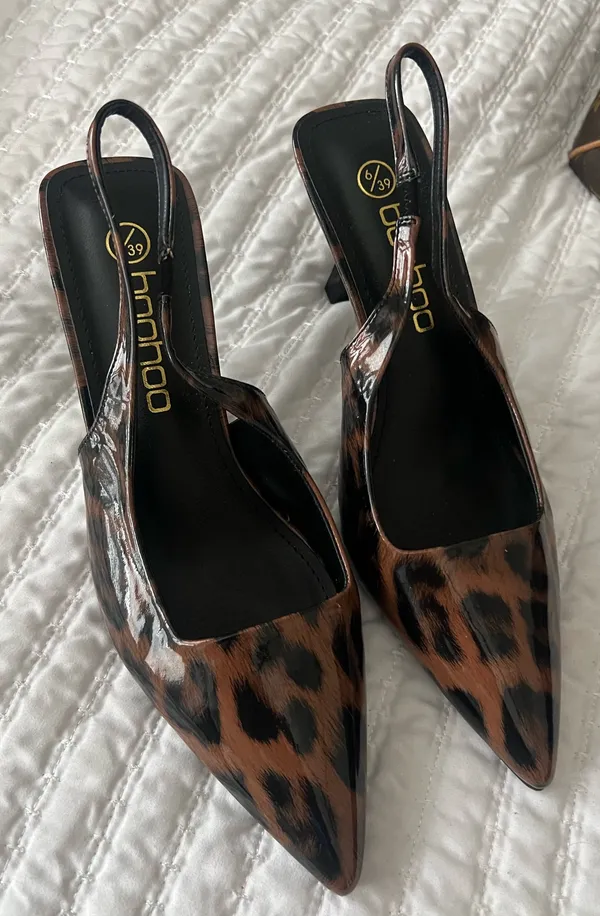 Boohoo Leopard Print heels - Image 3