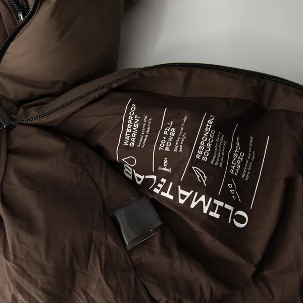 Aritzia The Super Puff Quilted Waterproof 700+ Fill Power Long Jacket Coat Brown - Image 3