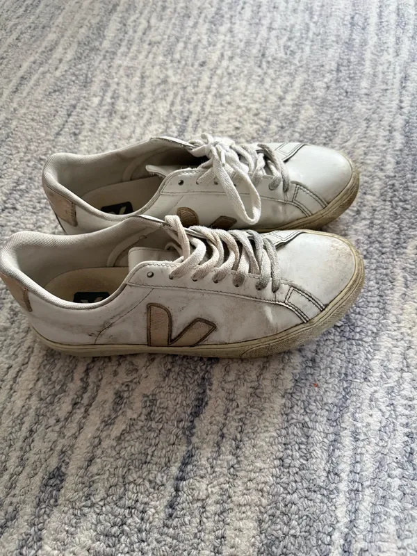 Gold VEJA Sneakers - Image 3