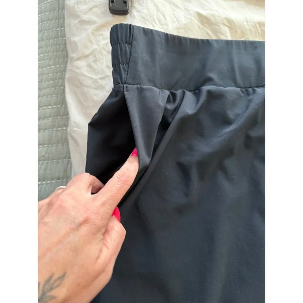 CRZ YOGA Black‎ Feathery-Fit Soft A Line Pocket Skirt 18'' Medium - Image 8