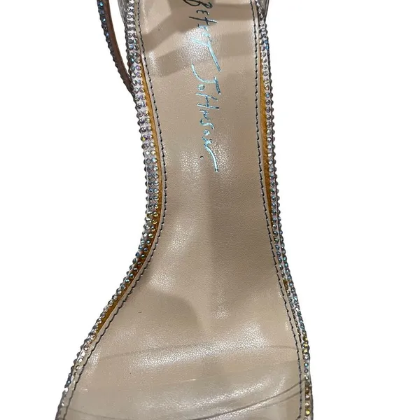 Betsey Johnson Woman's Rhinestone High Heel‎ SB-Cole Champagne Size US 8.5 - Image 5