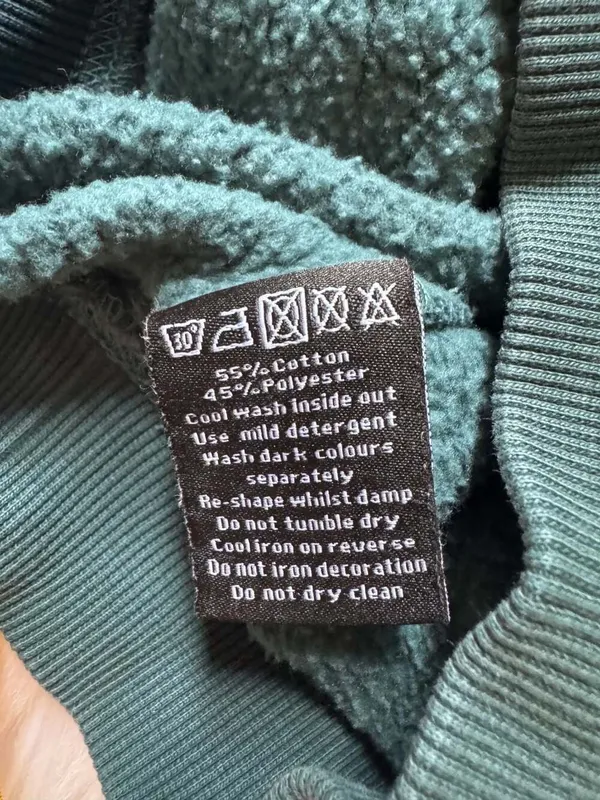Alphalete Women's Cropped Long Sleeve Hoodie in Teal - Image 8