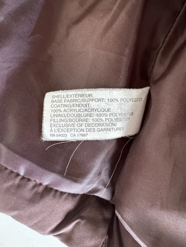 GAP Chocolate Brown Puffer Vest Size Small - Image 8