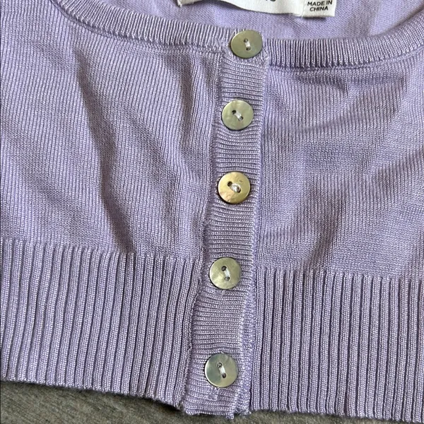 Glassons Lilac Button-Up Tank Top - Image 3