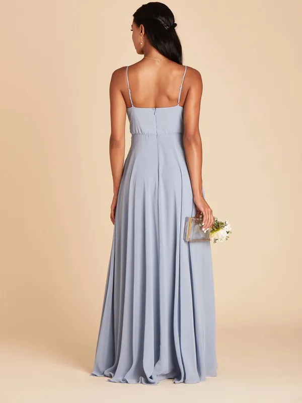 NWT Birdy Grey Kaia Dress Chiffon Dusty Blue Bridesmaid Size XL - Image 3