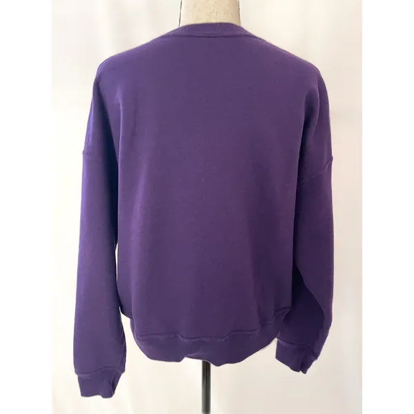 Champion Crewneck Sweatshirt | Purple Y2K Vintage | Size Large - Image 6