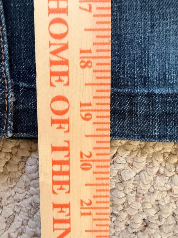 Citizens of Humanity Denim‎ Midi Skirt Size 26 Stretch Made in USA - Image 7