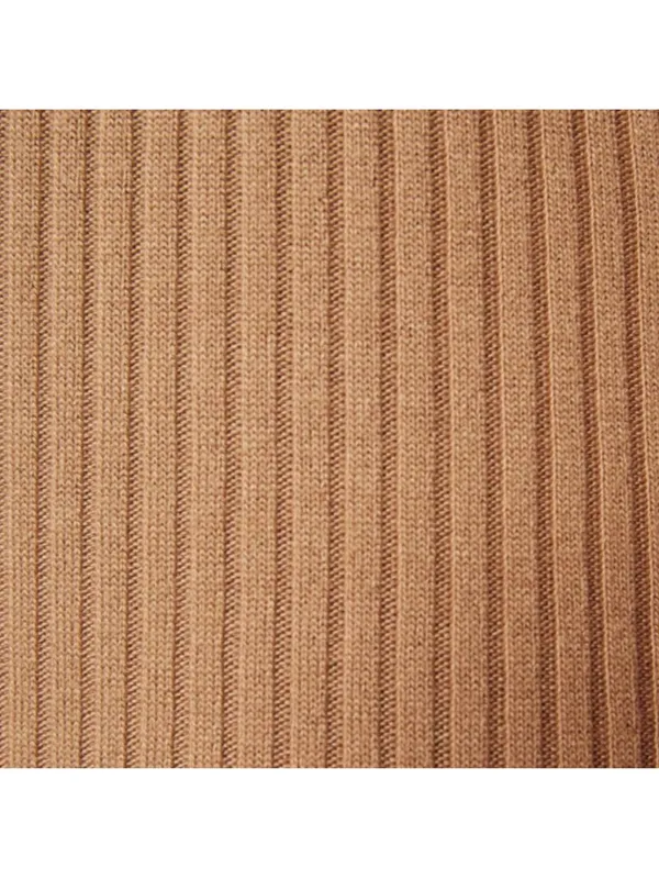 Reformation Whitney Ribbed Wide Leg Lounge Pant Tan - Image 5