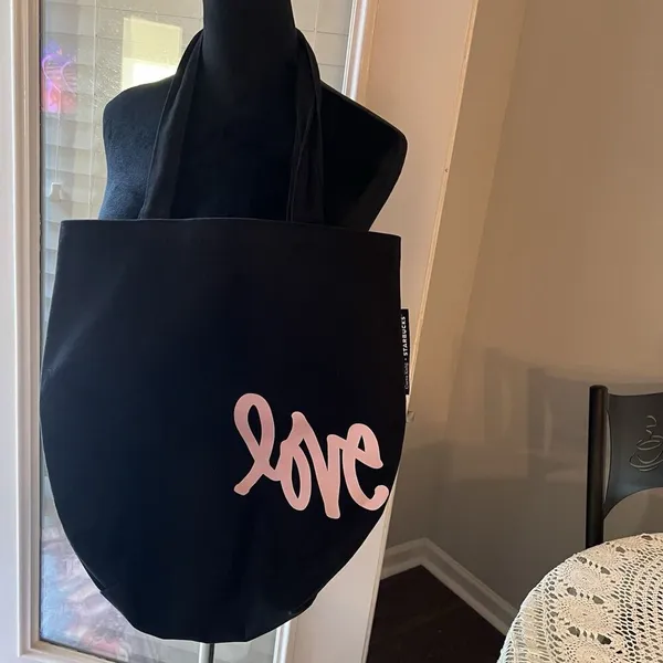 Starbucks Curtis Kulig Tote Love‎ Me Reusable - Image 2