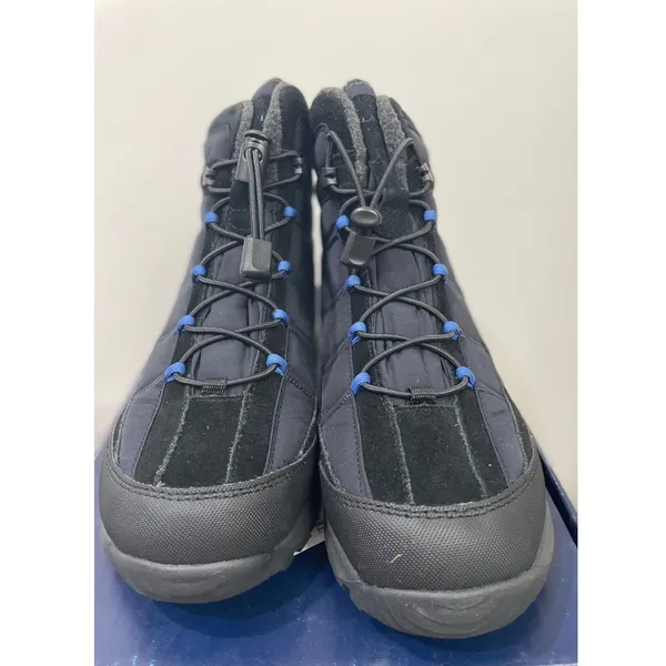 Lands End‎ Extreme Squall Waterproof Boots Black Blue Suede Nylon W 8 B NIB - Image 2