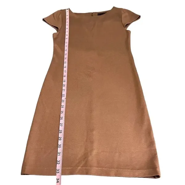 Alice + Olivia Employed‎ Women's Brown Cap Sleeve Mini Dress Size 8 - Image 6