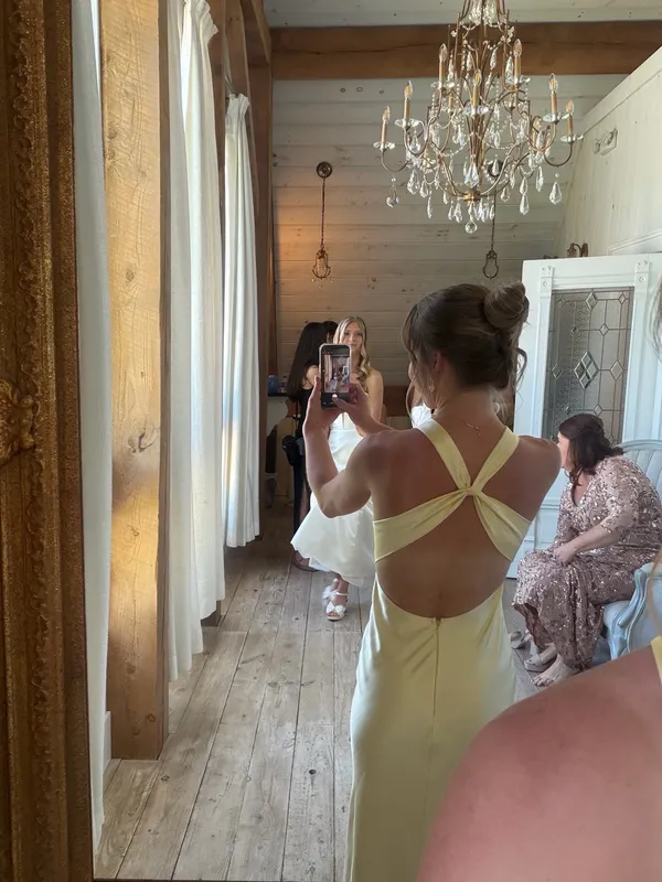 Billy J Boutique Dress Eva Maxi Dress Yellow - Image 4