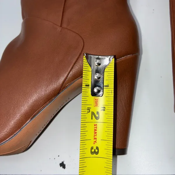 Franco Sarto Koko Womens 6.5M Sienna Leather Pointed Toe Medium‎ Calf Tall Boot - Image 5