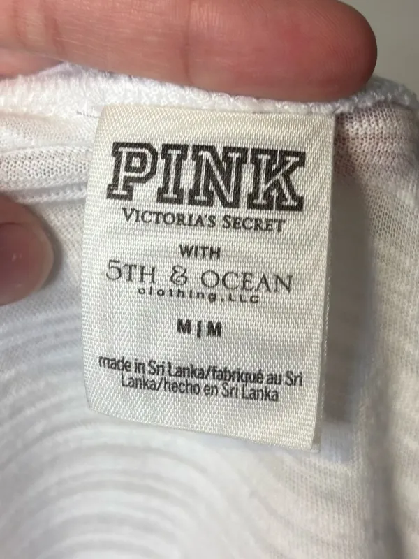 Victoria’s Secret PINK Florida Gators Split Neck Tee Shirt Medium - Image 5