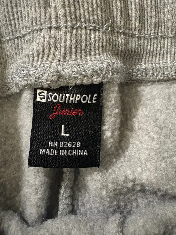 South Pole Junior Sweatpants Grey L - Image 3
