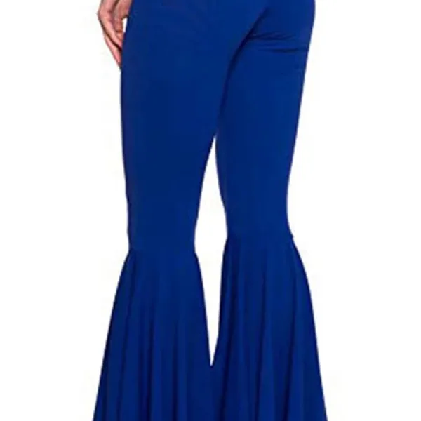 Royal Blue NWOT Fitted High Rise Stretch Flared Women's Pants - Image 3