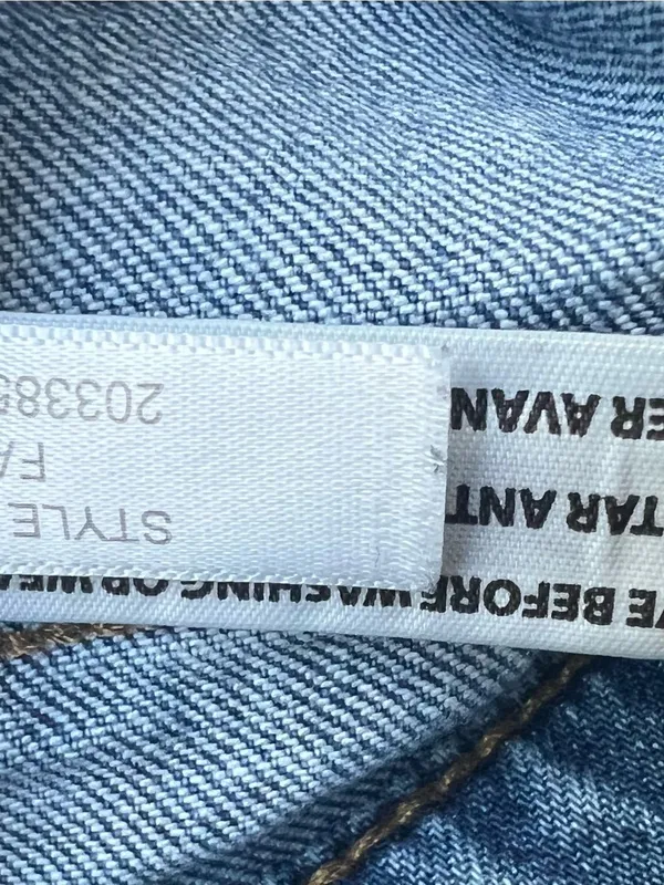 J.Crew Full Length Wide-Leg Jeans Button Fly Blue Size 30 - Image 7