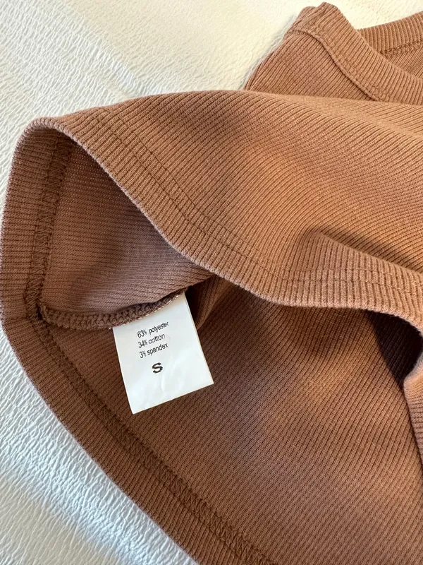 Amazon high neck brown tank - Image 4