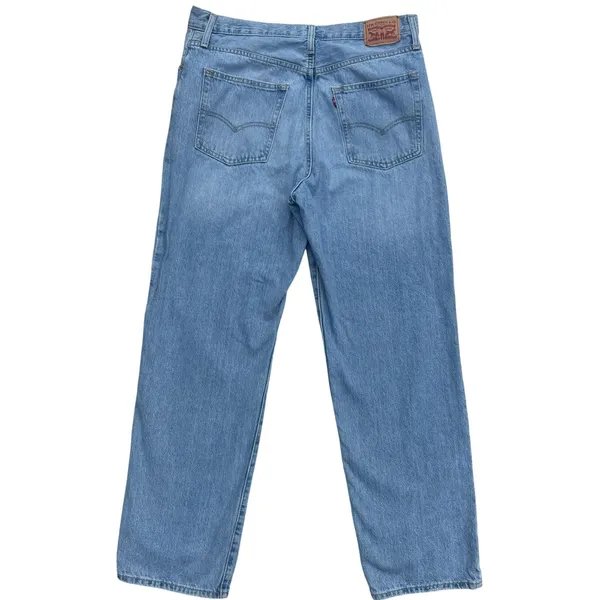 Levi’s 94’ Baggy Jeans Sz 32 Blue Wide Leg Distressed‎ High Rise Grunge Skater - Image 2