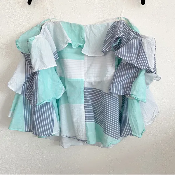 Amanda Uprichard Off the Shoulder Ruffle Top Size Medium - Image 11