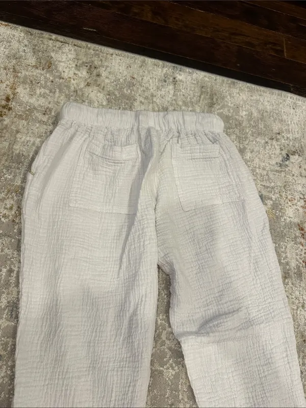 White Cotton pants Size XS - Image 7