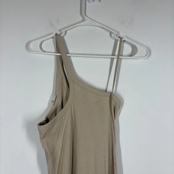 NWT Aerie One Shoulder Ribbed Midi Dress Size Medium - Image 7