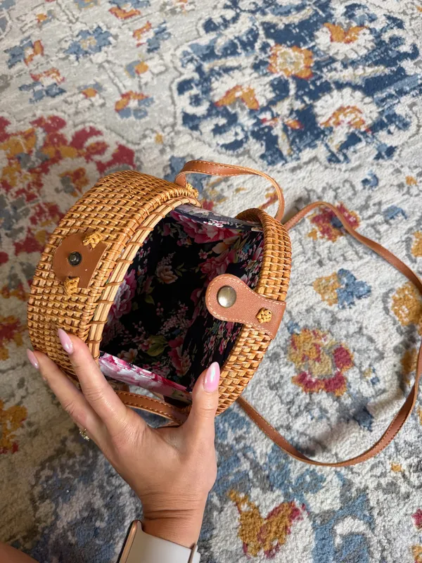 Wicker purse Brown - Image 2